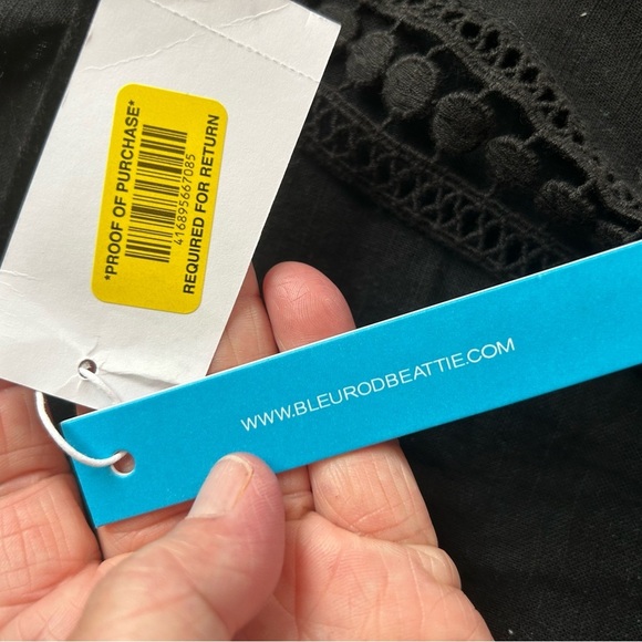 NWT Bleu Rod Beattie swim suit cover up. Lace details. Tie front. Beach vacation - Picture 7 of 10